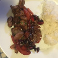 El cooksnap de Pedro cuando hizo Lomo saltado.