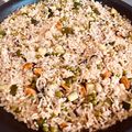El cooksnap de Annuska Perera cuando hizo Arroz cremoso con pescado y calabacín.