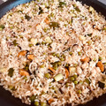 El cooksnap de Annuska Perera cuando hizo Arroz cremoso con pescado y calabacín.