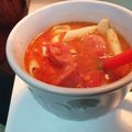 El cooksnap de lenin david cuando hizo Sopa minestrone.