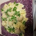 mdettloff317's cooksnap of when they made Meatball Stroganoff.