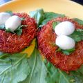 Tulika Pandey का कुकस्नैप जब उन्होंने बर्डस नेस्ट स्नैक्स (Birds nest snacks recipe in Hindi) बनाया था।
