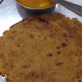 Sujata saxena का कुकस्नैप जब उन्होंने मक्का का पराठा (Makka ka paratha recipe in hindi) बनाया था।