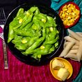 Sneha Patel's cooksnap of when they made Pesto pasta with Cashew.