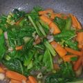 Cooksnap Joe Renata semasa beliau membuat Kailan goreng.