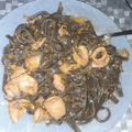 El cooksnap de juantxo cuando hizo Pasta picante con calamares.
