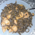 El cooksnap de juantxo cuando hizo Pasta picante con calamares.