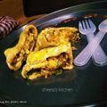 Sheela Biswas 's cooksnap of when they made ক্যাবেজ স্টাফড চীজ ওমলেট(cabbage stuffed chees omlette recipe in Bengali).