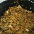 El cooksnap de Gisell Valcarcel cuando hizo Pepino de guiso con carne molida.