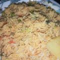 Aqsa mukhtiar's cooksnap of when they made Matar (peas) Potato Pulao Biryani.