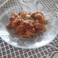 El cooksnap de Sole Salinas cuando hizo Divertidos fideos con salchichas! Con salsa riquísima.