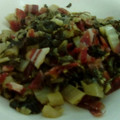 El cooksnap de MaryGlory cuando hizo Acelgas con serrano y manzana.