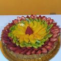 El cooksnap de Granja Los Nonos cuando hizo Tarta de frutas.