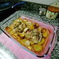 El cooksnap de merce cuando hizo Jamoncitos de pollo asado con patatas al vino blanco.