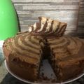 El cooksnap de Leonela Chiesa cuando hizo Torta cebra.