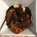 El cooksnap de Ale Maldonado cuando hizo Queque Harina de Coco y Arándanos/ Método Grez/ Cetogénica.