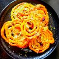 Manisha Sampat's cooksnap of when they made Instant Jalebi.