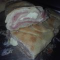 El cooksnap de Soraya cuando hizo Pan Casero relleno de jamón y queso 😋.