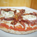 El cooksnap de Salma cuando hizo Pizza "Ibérica" fit.