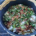 Zesty Style का कुकस्नैप जब उन्होंने हैदराबादी पनीर दम बिरयानी(वेज) बनाया था।
