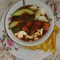 El cooksnap de Ester Portillo cuando hizo Sopa de frijoles con verduras y huevo.