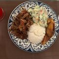 El cooksnap de Los Sabores De Dalu1 cuando hizo Carne de res salteada acompañada de ensalada rusa.