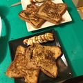 El cooksnap de Diego cuando hizo Tostadas francesas.