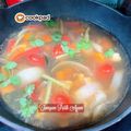 Cooksnap Mahadiah semasa beliau membuat Tomyam Putih Ayam.