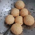 Cooksnap dari Echa Azriel Prasetyo untuk resep Onde Onde Wijen Goreng isi Kacang Ijo