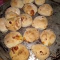 El cooksnap de Diana Barreto cuando hizo Pan de queso (brasileño).