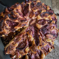 El cooksnap de gloria alarcon arredondo cuando hizo Kuchen de durazno.