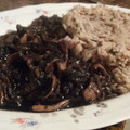 El cooksnap de josi E. cuando hizo Chipirones negros encebollados.