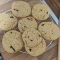 El cooksnap de Francisco Romero cuando hizo Galletas de harina de garbanzo con trocitos de chocolate.