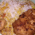 Hina Ibrahim's cooksnap of when they made Chicken tikka biryani.