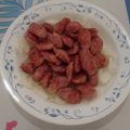 潘俊霖的(簡單料理) 的 蒸煎香腸 cooksnap