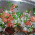 El cooksnap de Cristina Franco cuando hizo Ceviche de Camarón.