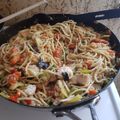 Németh Józsefné_1 Cooksnap-ja, amikor elkészítette a(z) Sült tészta pirított zöldséggel és csirkével receptet.