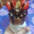 صورة من رانيــــا 😋، شاركها بعد تجربة وصفة 🍮الكاسترد🍮مع الفواكه🍌🍇🍒🍓