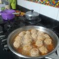 El cooksnap de Mabel Elisa Medina Torres cuando hizo Albóndigas de la abuela.