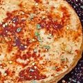 Neeraj Kasyap का कुकस्नैप जब उन्होंने फलाहारी आलू पराठा (Falahari aloo paratha recipe in hindi) बनाया था।