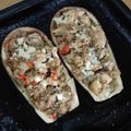 El cooksnap de Aylén Rodríguez cuando hizo Berenjenas rellenas.
