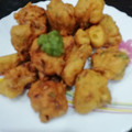 Aruna Thapar's cooksnap of when they made Kanda bhaji.