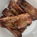 El cooksnap de Laura Ortega cuando hizo Costillas de cerdo al horno.