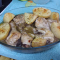 El cooksnap de Jorge cuando hizo Muslos y contramuslos de pollo asado a la cerveza.