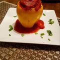 Chef Manny's cooksnap of when they made Stuffed Peppers Batch 12.