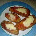 El cooksnap de Hilda Aliano cuando hizo Milanesas de berenjena a la napolitana.