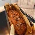 Rebeka Prodán Cooksnap-ja, amikor elkészítette a(z) Magvas félbarna kenyér receptet.