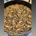 El cooksnap de Silvia Juarez Jimenez cuando hizo Arroz negro con calamar y rape.