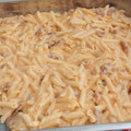 El cooksnap de Rosa Cortés cuando hizo Macarrones con bechamel de carne picada y queso.