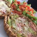 El cooksnap de Josefina Rochon Gambetta cuando hizo Pizza con masa de zanahoria y harina integral.